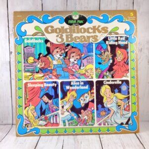 1964 Peter Pan Records Goldilocks & 3 Bears Vinyl Album 33 RPM Childrens Stories
